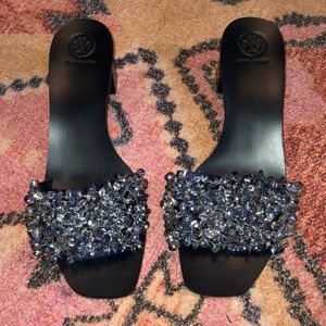 Vintage Tory Burch Sparkly Sandal Heels